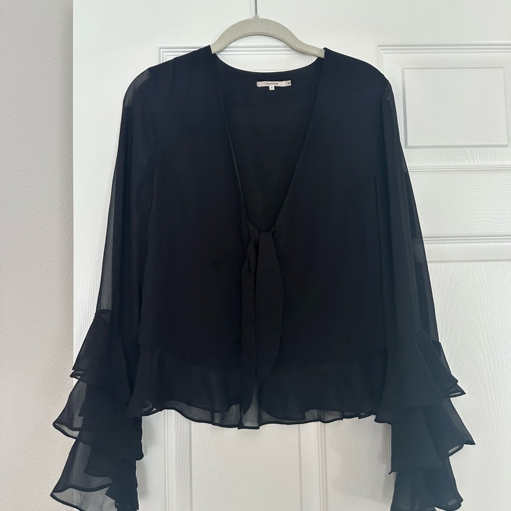 Tularosa Winnie black blouse